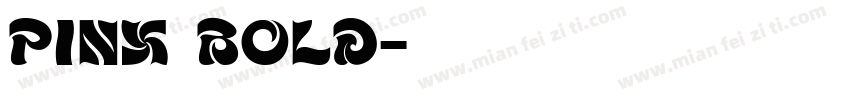 pinx Bold字体转换